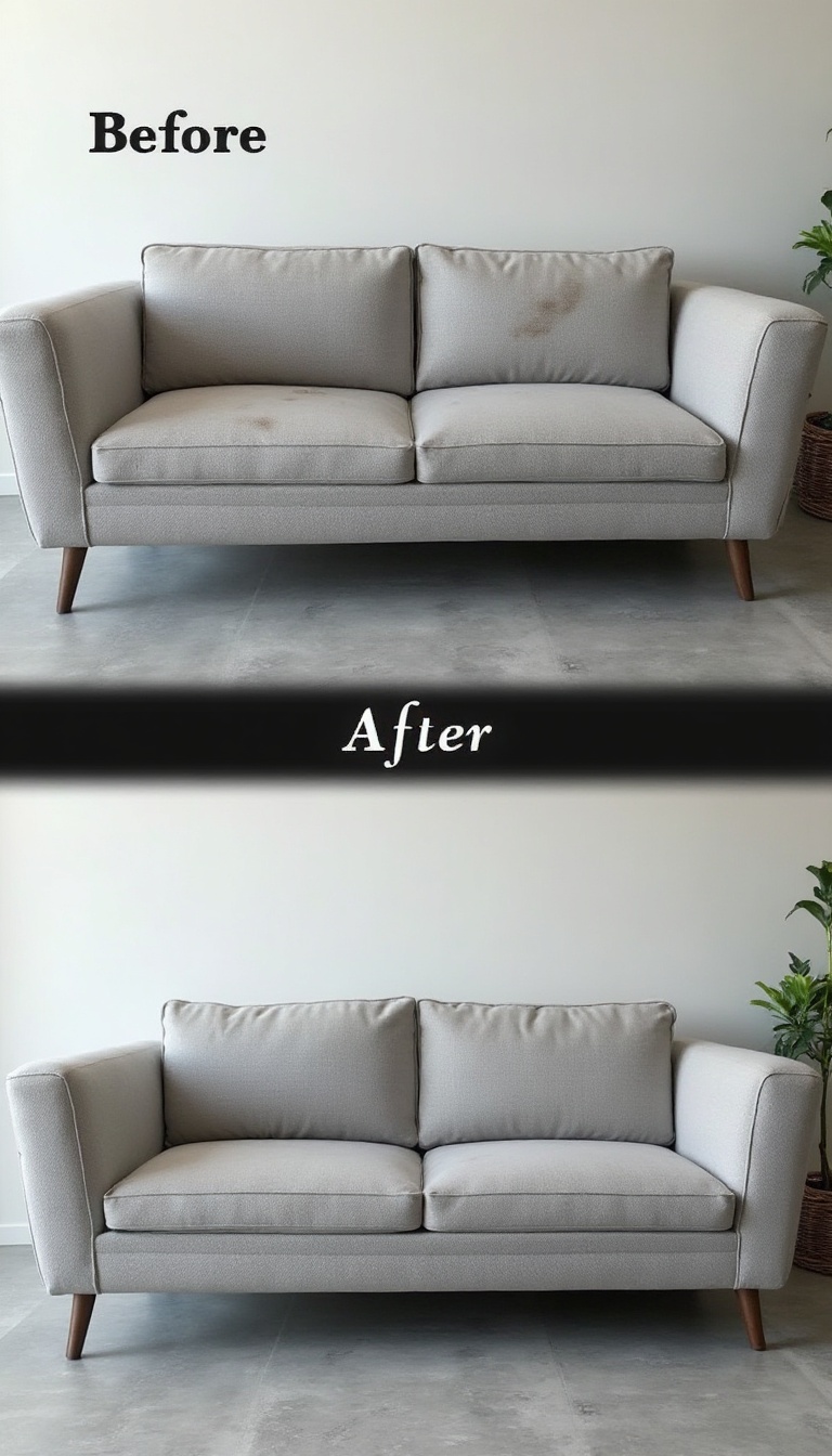 before & after Upholstery cleaning Kensington before & after Upholstery cleaning Kensington