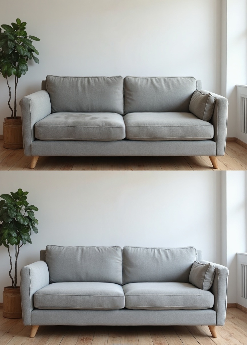 before & after upholstery cleaning Revesby