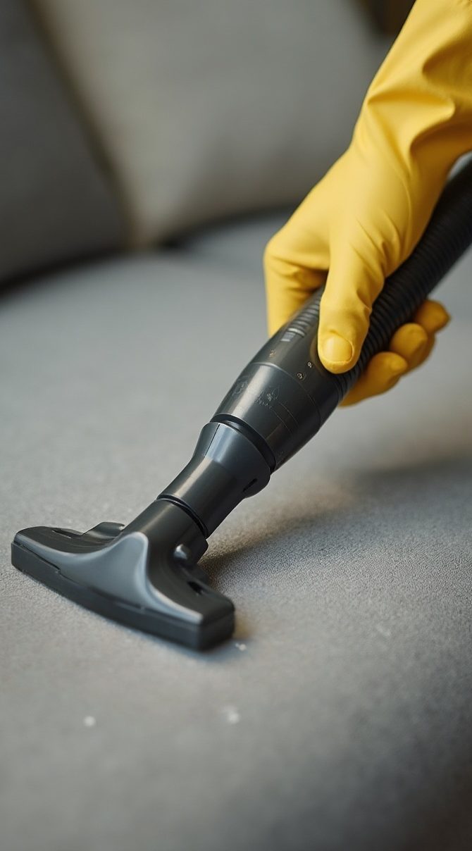 upholstery cleaning process in Allawah