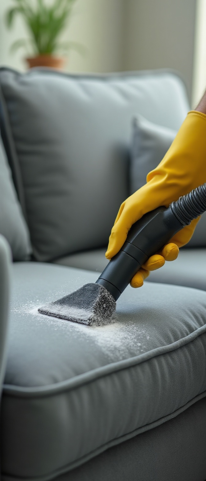 upholstery cleaning process in Hurstville