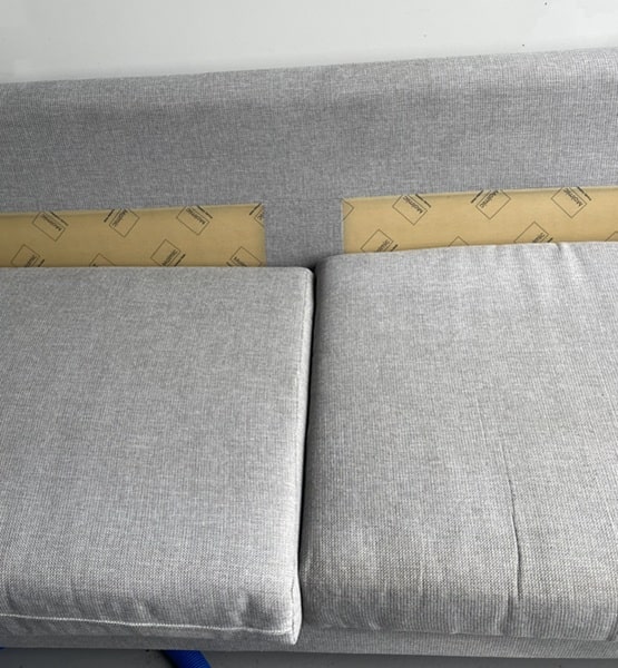 Steam cleaning sofa in Sydney - after
