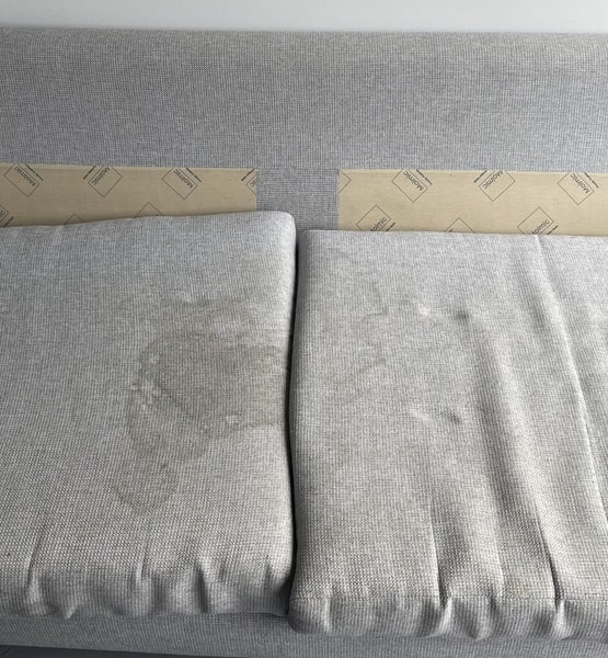 Steam cleaning sofa in Sydney - before